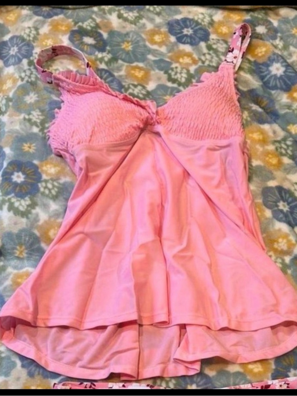 Pink Women's Tankini Top